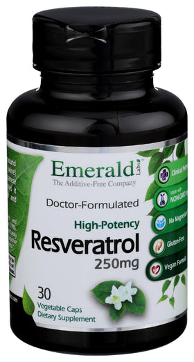 Fruitrients Resveratrol 30 capsules végétales, vue de face