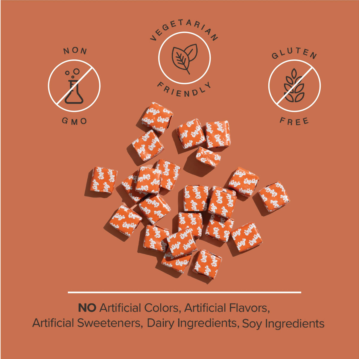 Fruity Chews 6-en-1 de CHEWSY, dosage par chew