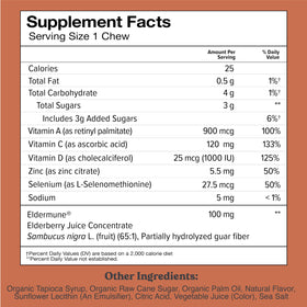Fruity Chews 6-en-1 de CHEWSY, emballage individuel
