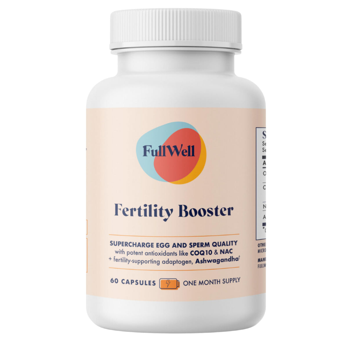 FullWell Fertility support 60 capsules vue de face