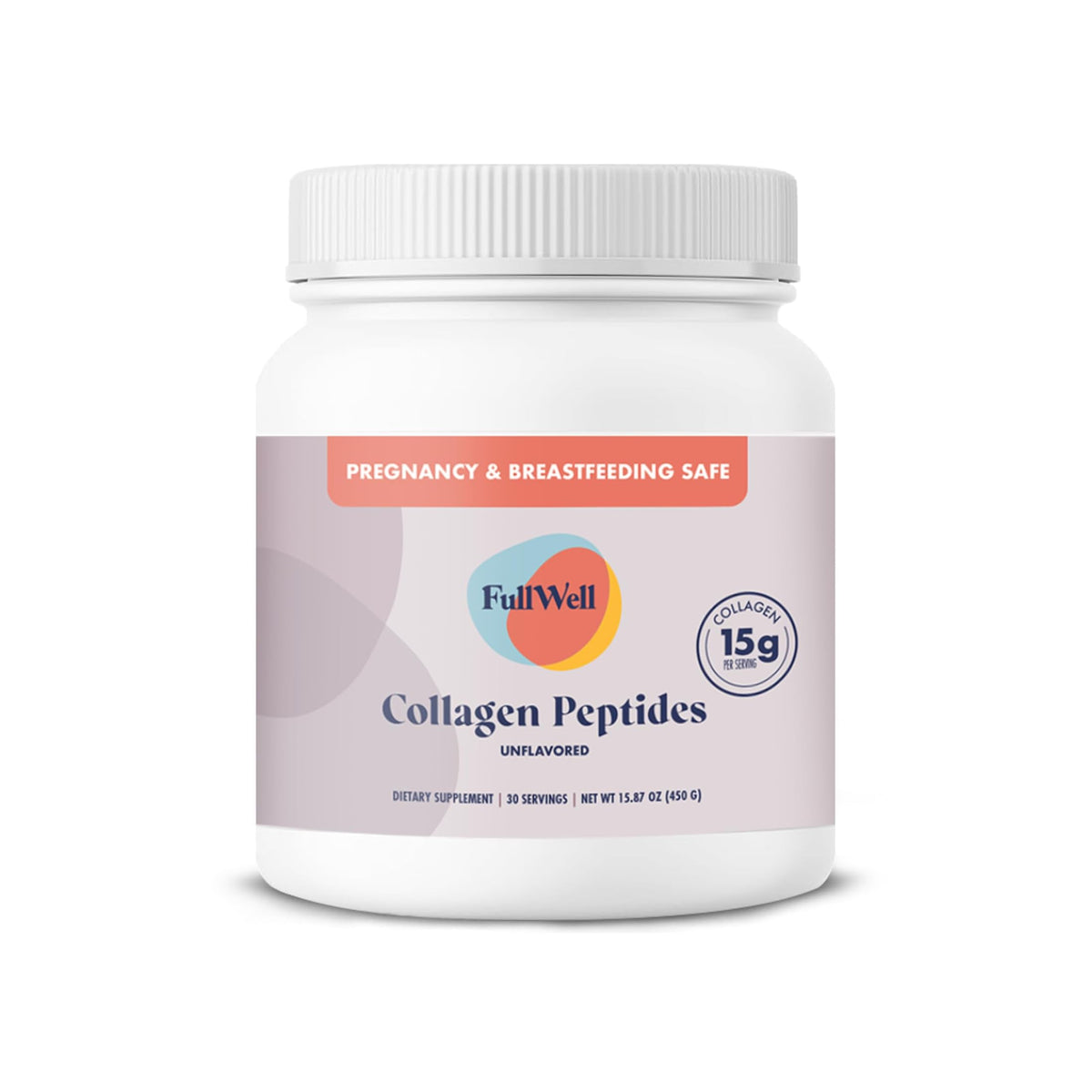 FullWell Poudre de Collagène Peptides Non Aromatisée 549 g vue de face
