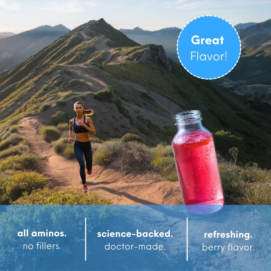FundAminos EAA + BCAA poudre bio mélange dans un shaker