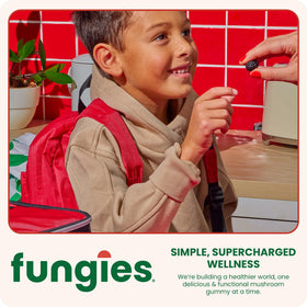 Fungies Gummies de Champignon Lion's Mane, arrière du pot
