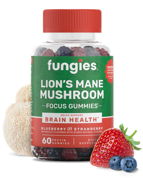 Fungies Gummies de Champignon Lion's Mane, pot de 60 gummies