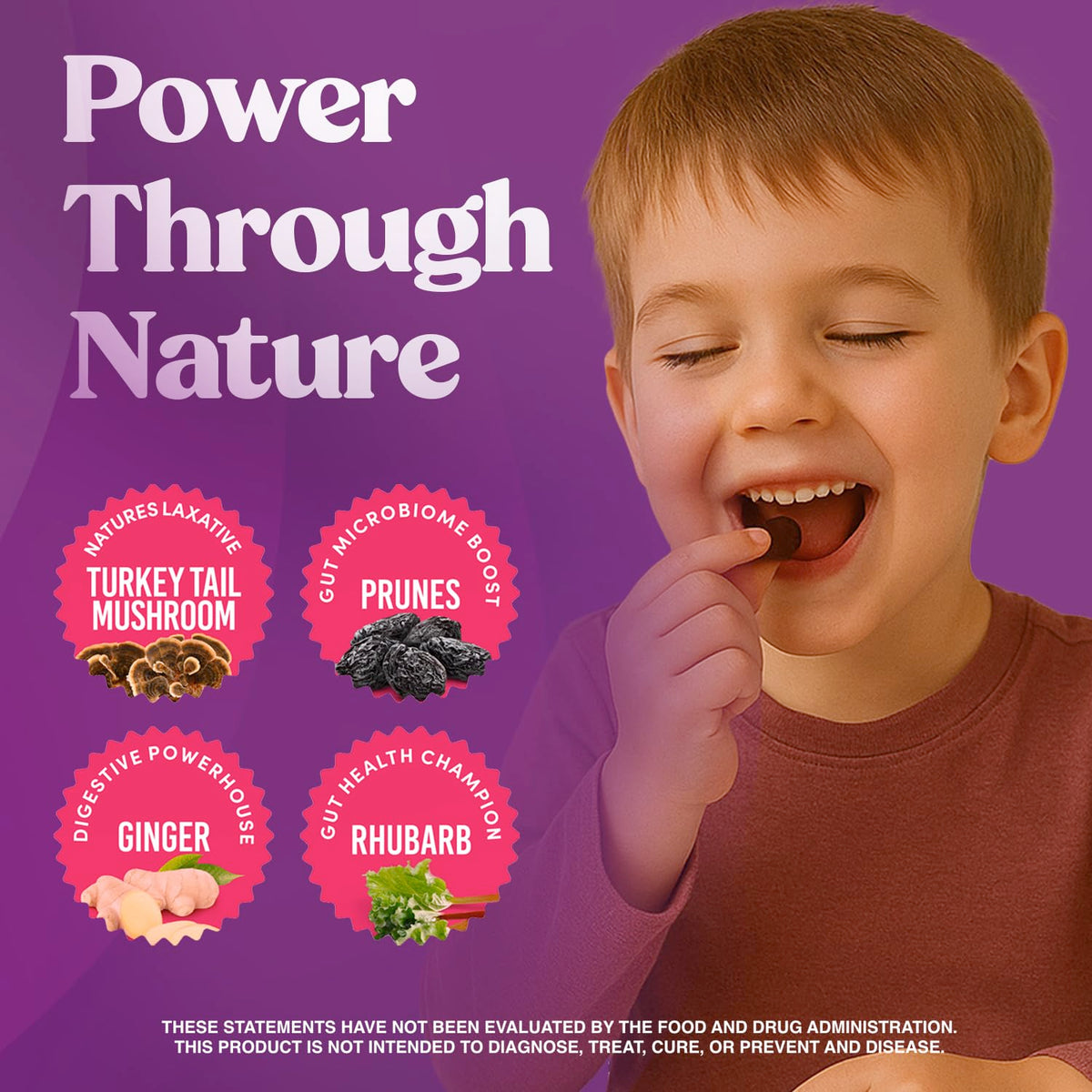 Fungiments Super Prune Gummies 30 Gummies à l'intérieur de la boîte