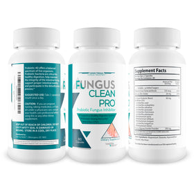 Fungis Traitement Mycose Ongles Probiotique capsules sur fond blanc