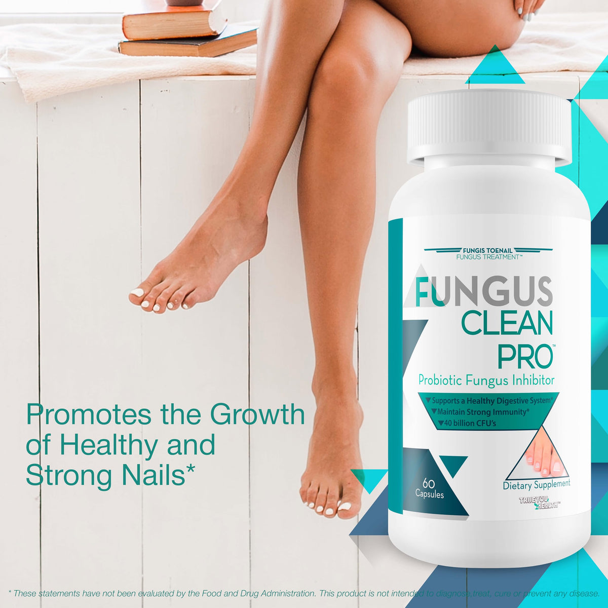 Fungis Traitement Mycose Ongles Probiotique côté de la boîte