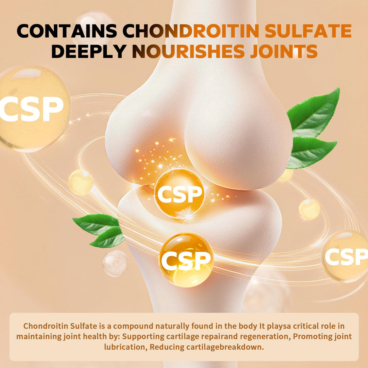 FUNRICH Glucosamine Chondroitin MSM 136g sur une table avec des accessoires de fitness.