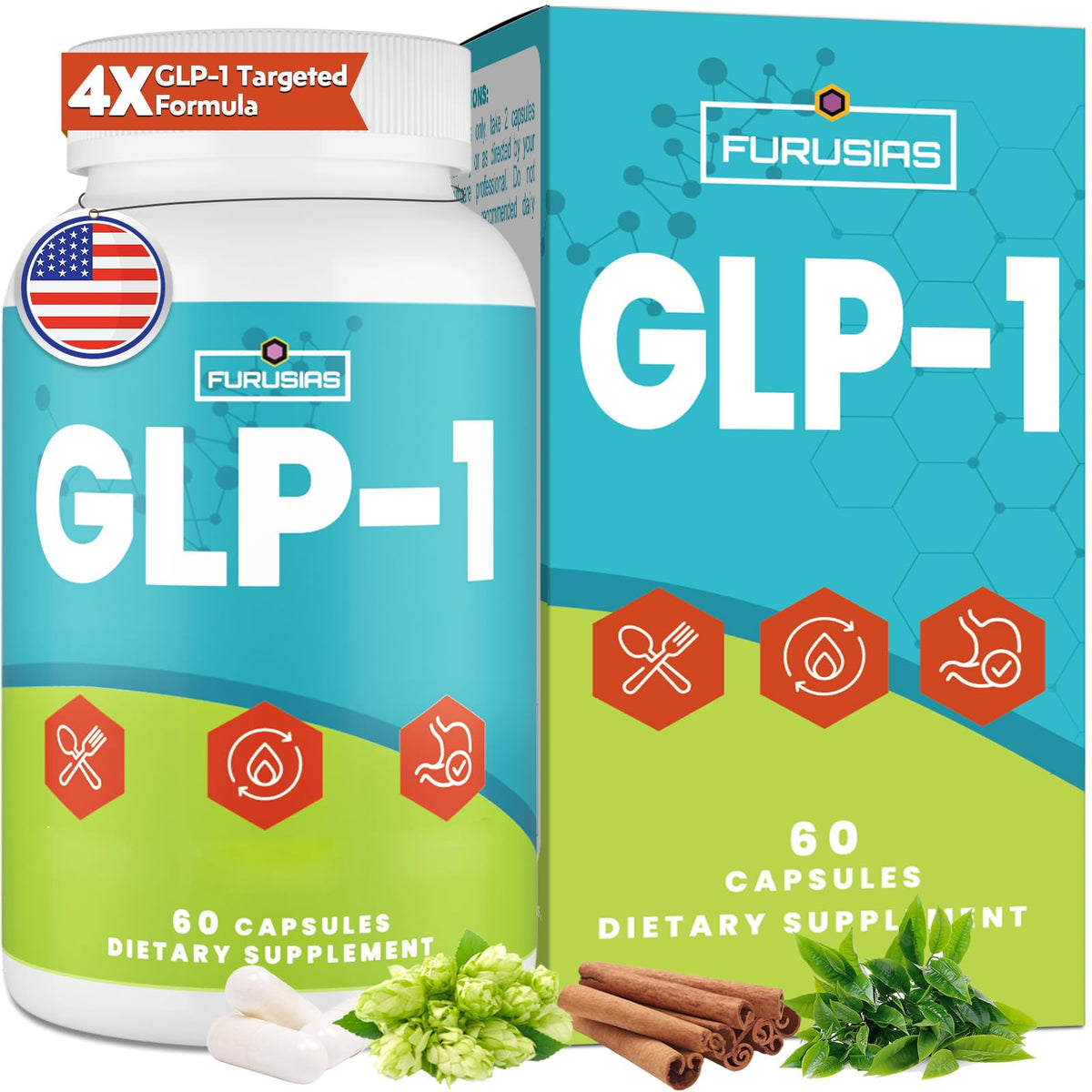 Furusias Complément GLP-1 16 en 1 en mode de vie actif