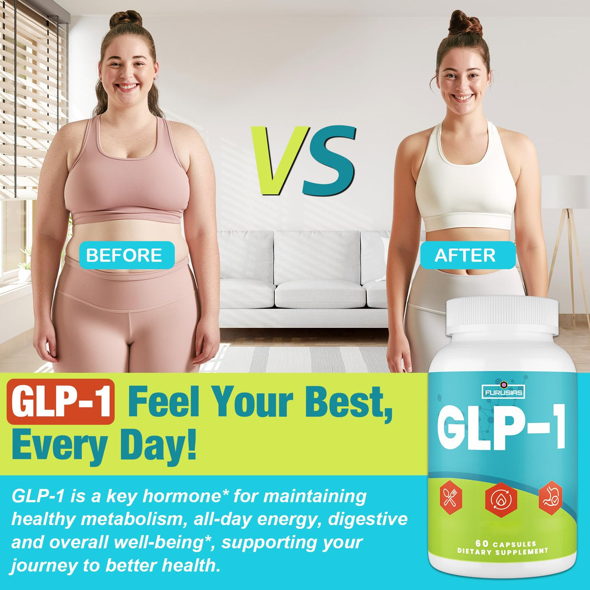 Furusias Complément GLP-1 16 en 1 ingrédients clés