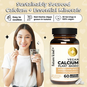Future Kind complément alimentaire calcium 60 capsules avec algues rouges