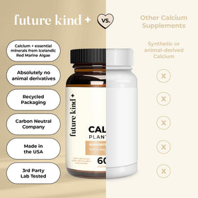 Future Kind complément alimentaire calcium 60 capsules en gros plan