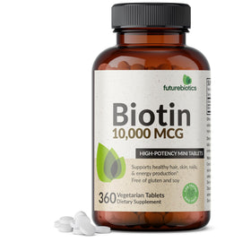 Futurebiotics Biotine 10 000 mcg comprimés végétariens vue de face