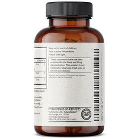 Futurebiotics Curcuma + Curcumine 180 capsules avec étiquette