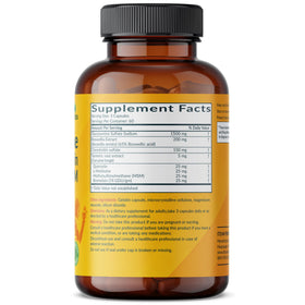Futurebiotics Glucosamine Chondroitin 180 capsules vue arrière