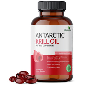 Futurebiotics Huile de Krill Antarctique 1000 mg boîte vue avant