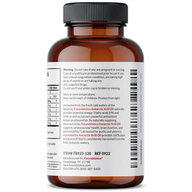 Futurebiotics huile de krill antarctique 1000 mg gélules avec un verre d'eau