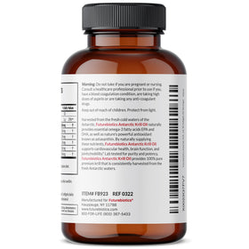 Futurebiotics Huile de Krill Antarctique 1000 mg sur table en bois