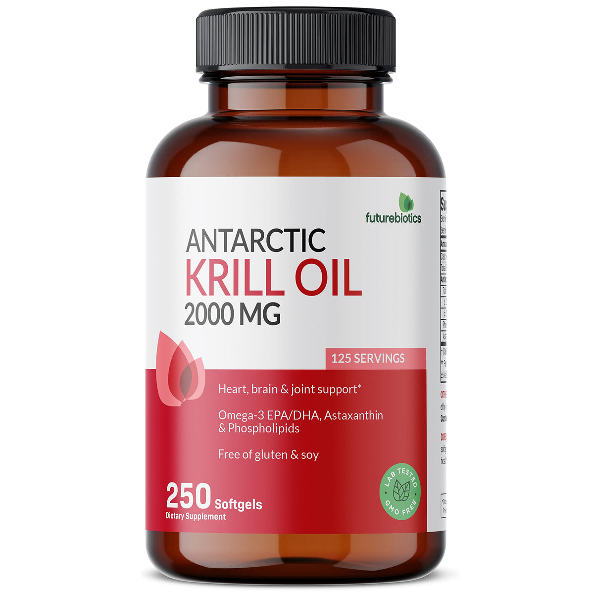 Futurebiotics huile de krill antarctique 2000 mg vue avant