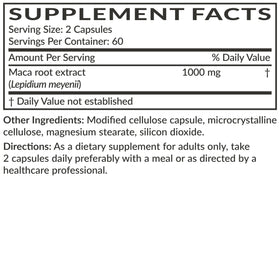 Futurebiotics Maca Root 4000MG avec un verre d'eau