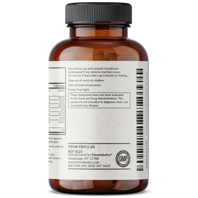 Futurebiotics Super B 100 sur une table avec d'autres compléments