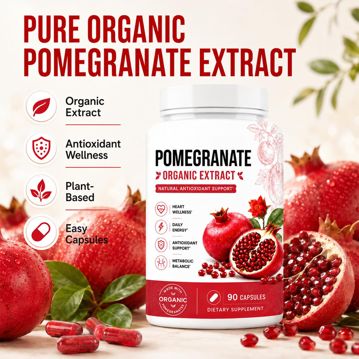 Fuxvao Extrait de Grenade Bio capsules en boîte