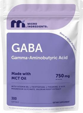 GABA 750mg Complex Micro Ingredients gélules vues de face