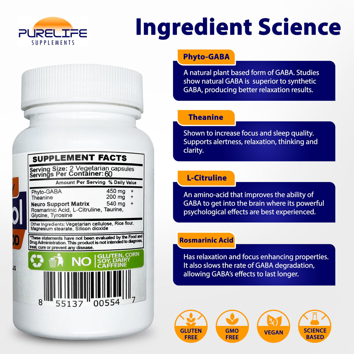 Gabatrol Daily ouvert avec capsules visibles et flacon à côté