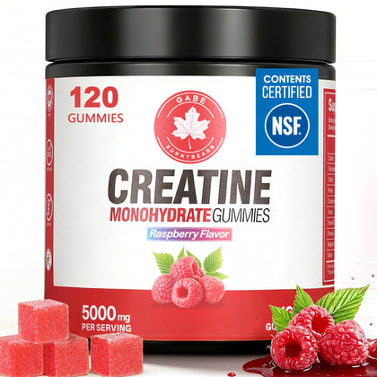 GABE SUNNYBEARS Gummies de Créatine Monohydrate flacon noir avec 120 pièces