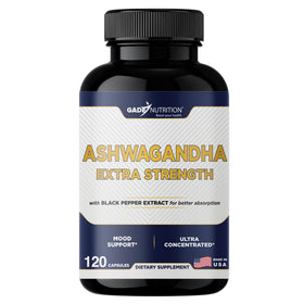 GADE NUTRITION Ashwagandha 120 capsules végétales, vue de face