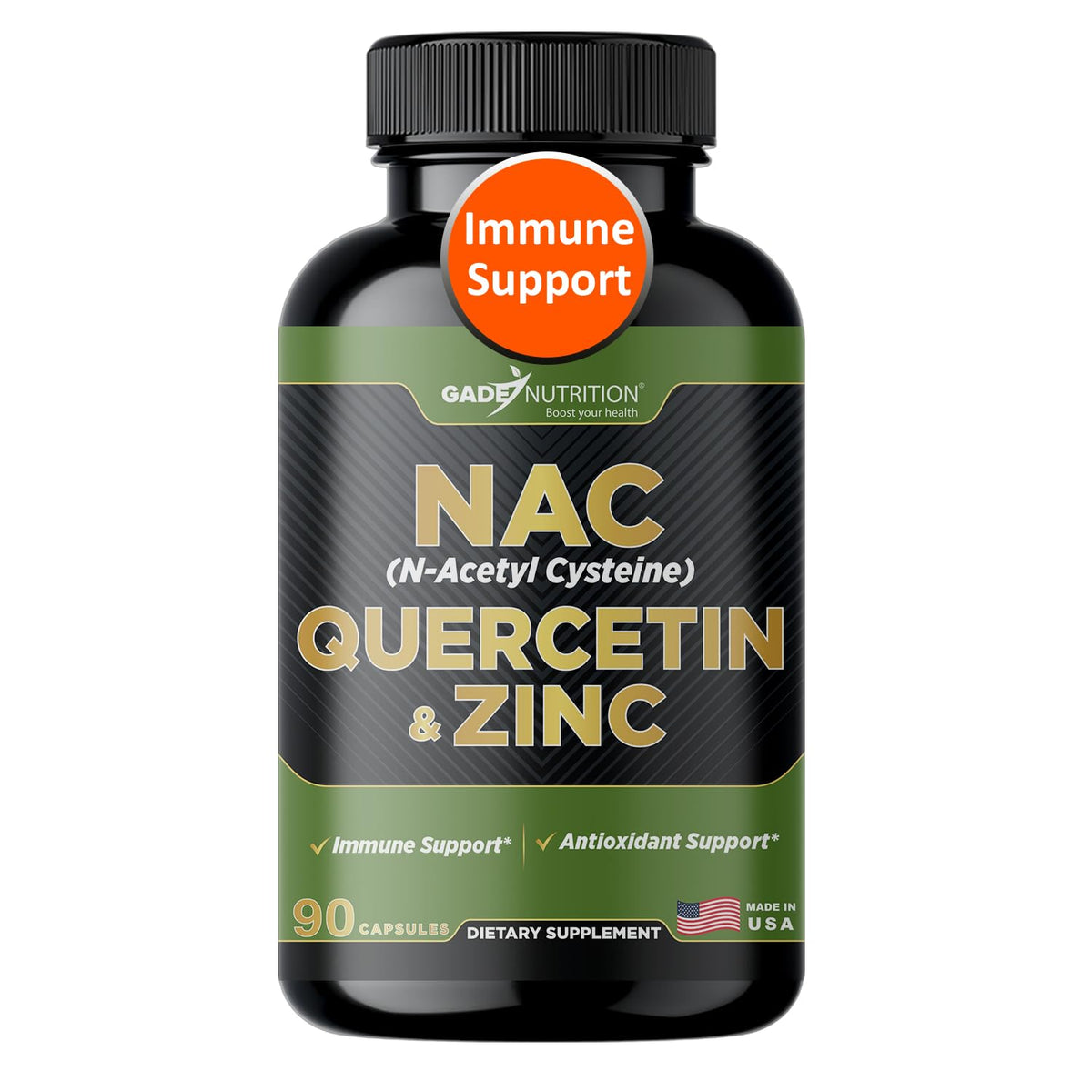 GADE NUTRITION Complément NAC 100g face avant