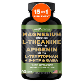 GADE NUTRITION Magnésium Glycinate 1000 mg 90 Capsules vue de face