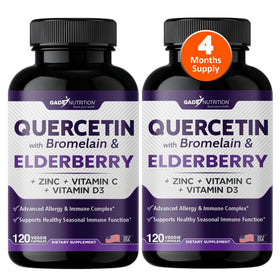 GADE NUTRITION Quercétine 500mg 120 capsules vue de face