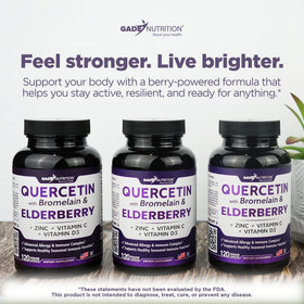 GADE NUTRITION Quercétine 500mg capsules ouvertes