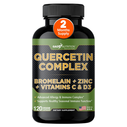 GADE NUTRITION Quercétine 500mg capsules vue de face