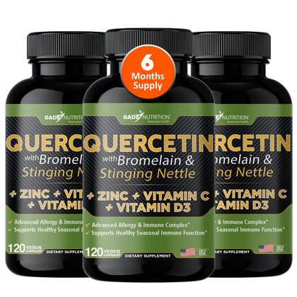 GADE NUTRITION Quercétine 500mg flacon de 120 capsules