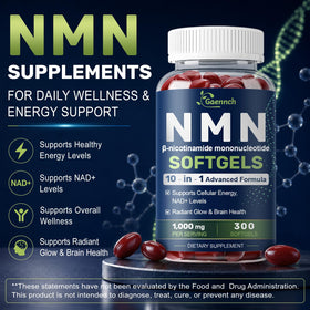 Gaennch NMN 1000mg gélules avec étiquette