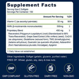 Gaennch NMN 1000mg gélules en boîte