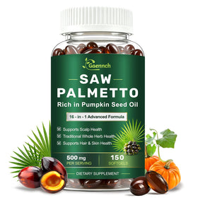 Gaennch Saw Palmetto 500mg bouteille avant vue