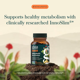 Gaia Herbs Activant Métabolique 60 Gélules Végétales côté