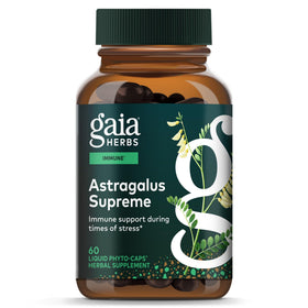 Gaia Herbs Astragalus 60 capsules vue de face