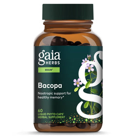 Gaia Herbs Bacopa 60 gélules végétales vue avant