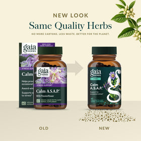 Gaia Herbs Calm A.S.A.P. vue de côté