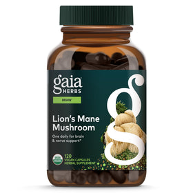 Gaia Herbs Champignon Lion's Mane 120 Capsules avant
