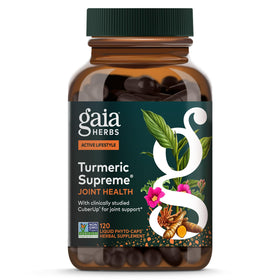 Gaia Herbs Complément Alimentaire Curcuma 120 Capsules Végétales vue de face