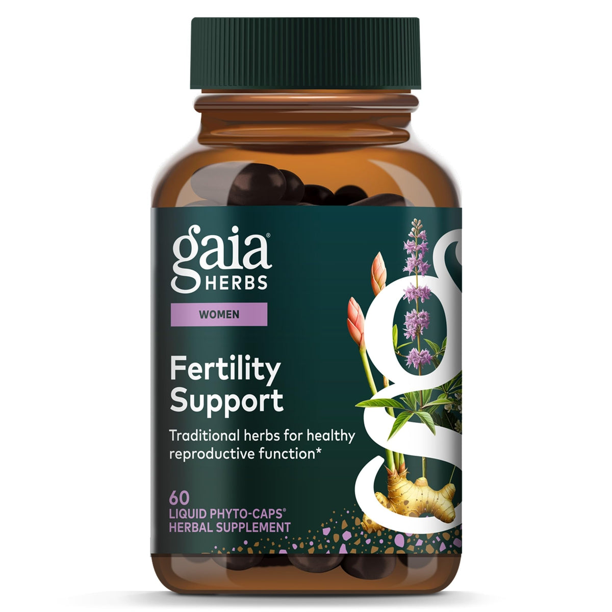 Gaia Herbs Complément Alimentaire Fertilité 60 Capsules Végétales vue de face
