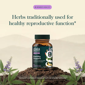 Gaia Herbs Complément Alimentaire Fertilité 60 Capsules Végétales vue de côté