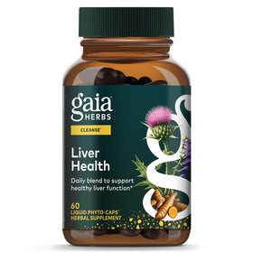 Gaia Herbs Complément Alimentaire Foie 60 Capsules Végétales vue avant