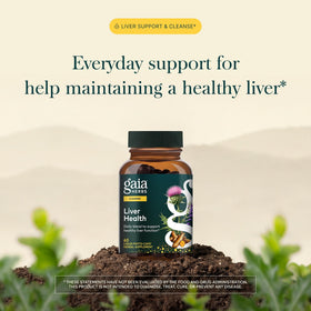 Gaia Herbs Complément Alimentaire Foie capsules en gros plan