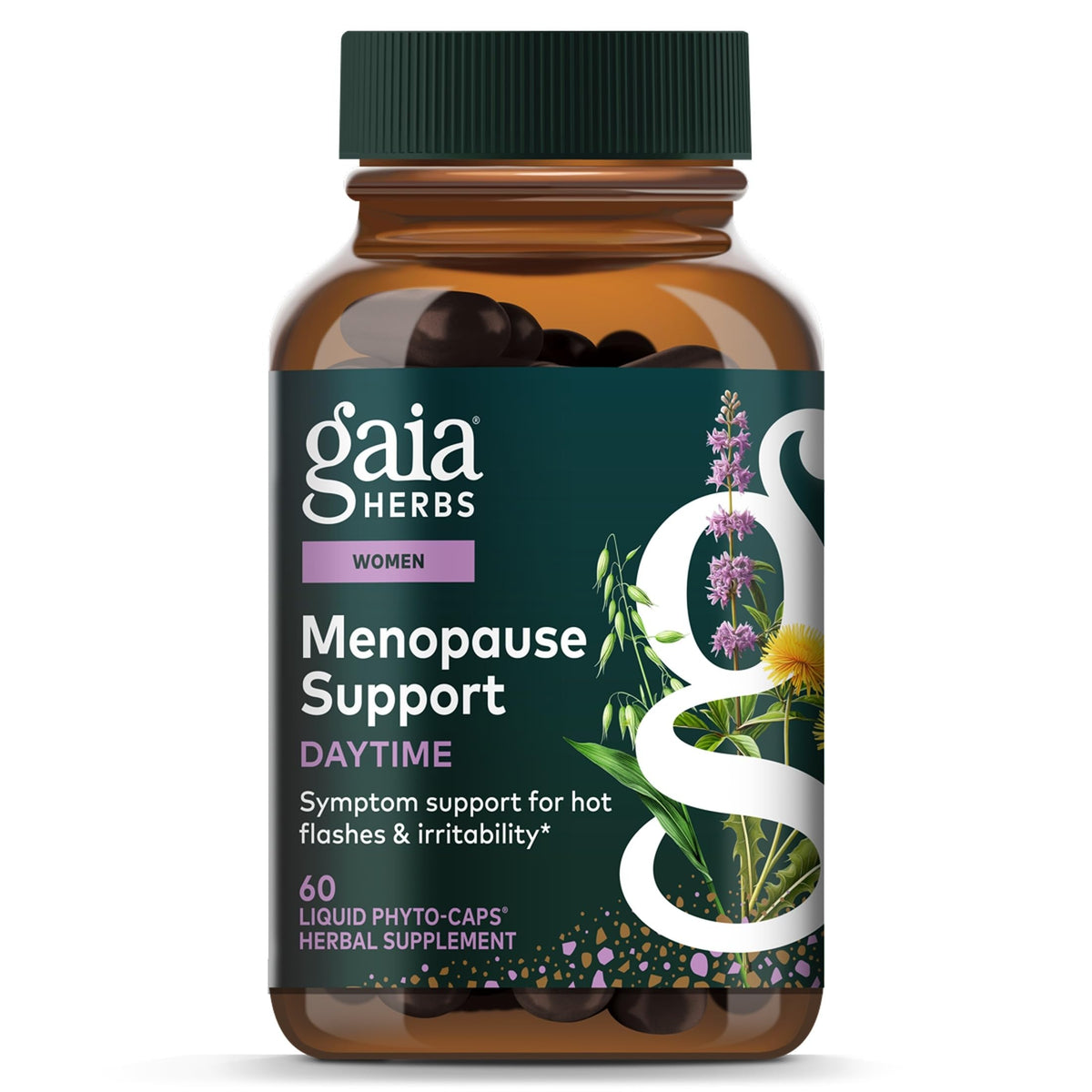Gaia Herbs Complément Alimentaire Ménopause 60 Capsules Végétales vue de face